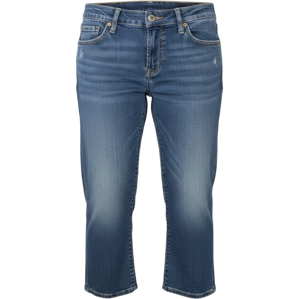 Citizens Of Humanity Pop Art‎ Stretch Bardot Sz 27 Capri Jeans Women Blue Denim